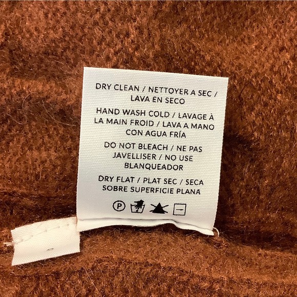 NEW! NAADAM Sz Small Open Cable Crewneck Cashmere Sweater Caramel $379 msrp J5-6 - Picture 9 of 12